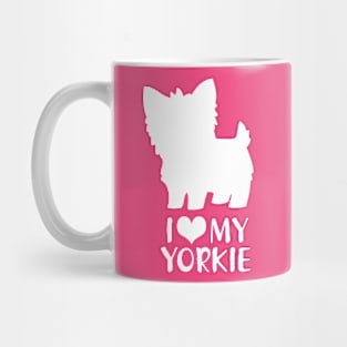 I Love My Yorkie Mug